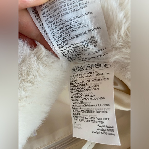 H&M cream soft fluffy tote bag - Picture 14 of 15